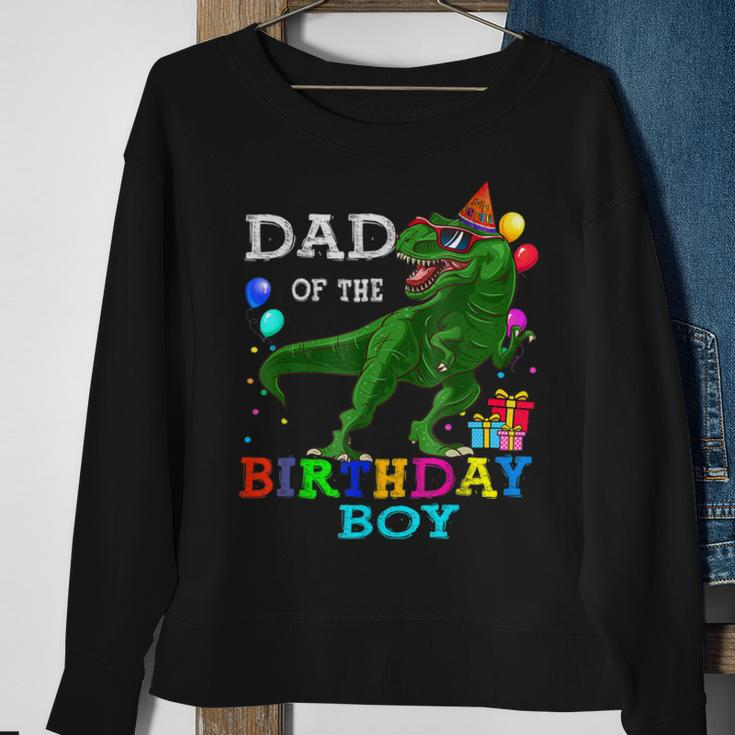Dad Of The Birthday BoyRex Rawr Dinosaur Birthday Bbjsvcd Sweatshirt Gifts for Old Women