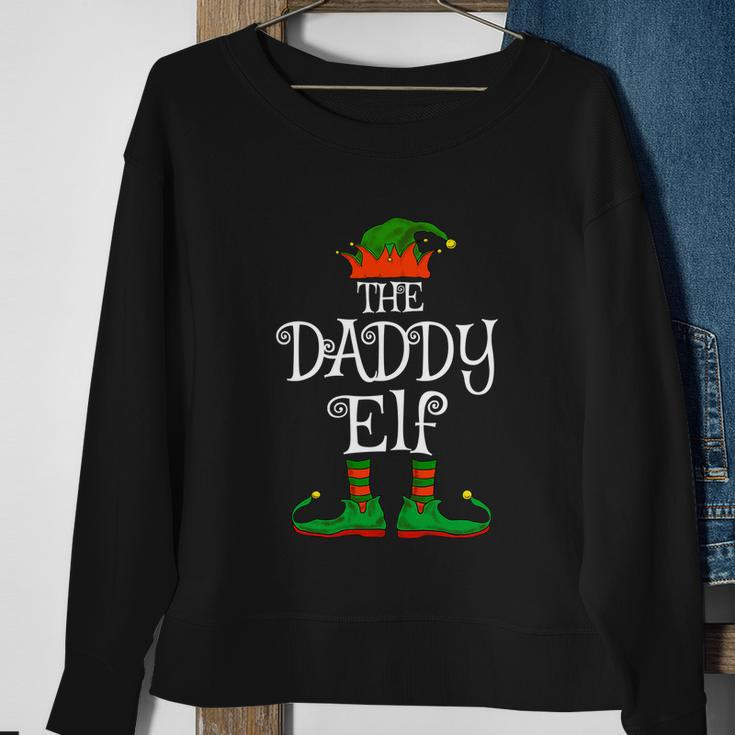 Daddy Elf Family Matching Funny Christmas Pajama Dad Men Sweatshirt Gifts for Old Women