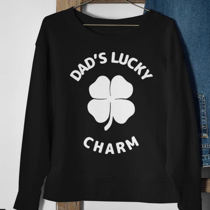Dad’S Lucky Charm Shamrock Sweatshirt Gifts for Old Women