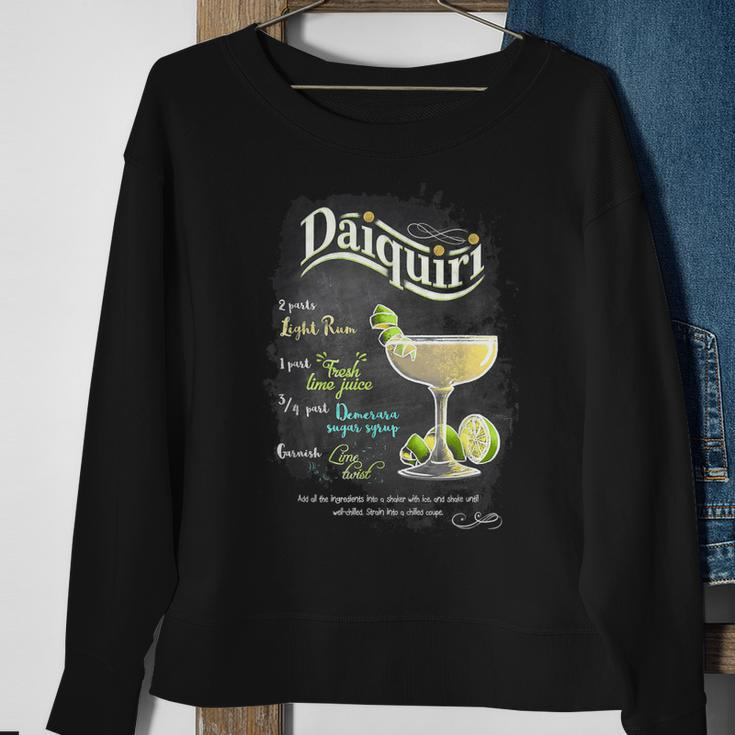 Daiquiri Cocktail Happy Mixologist Hour Bartender Men Women Sweatshirt Graphic Print Unisex Gifts for Old Women