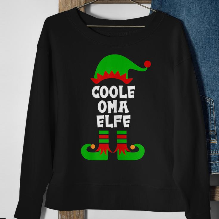 Damen Coole Oma Elfe Partnerlook Familien Outfit Weihnachten Sweatshirt Geschenke für alte Frauen