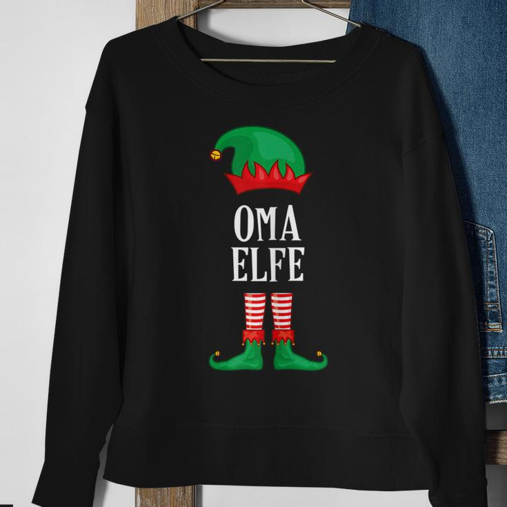 Damen Oma Elfe Partnerlook Familien Outfit Weihnachten Sweatshirt Geschenke für alte Frauen