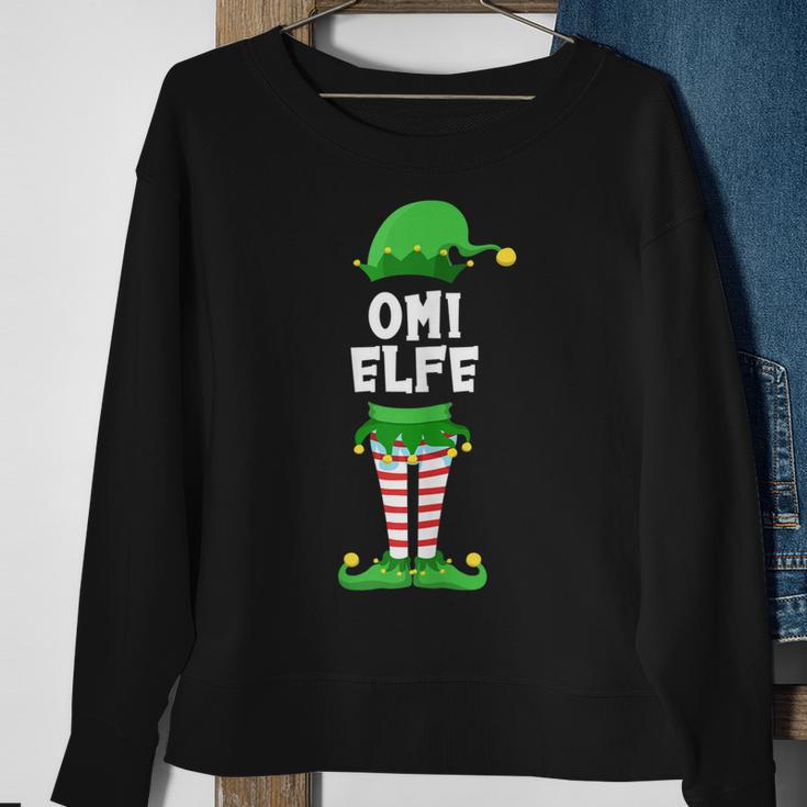 Damen Omi Elfe Oma Partnerlook Familien Outfit Weihnachten Sweatshirt Geschenke für alte Frauen