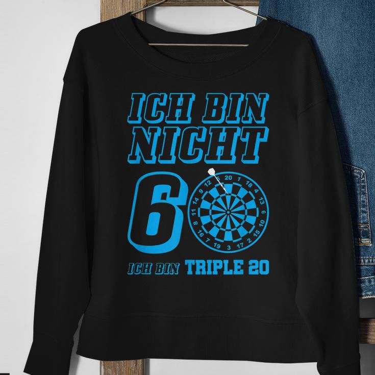 Darts 60 Geburtstag Dart Pfeil Geschenk Dartspieler Sweatshirt Geschenke für alte Frauen