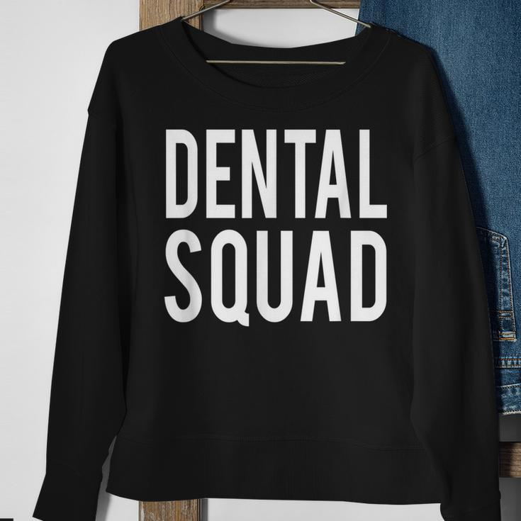 Dental Squad Cute Dental Hygiene Sweatshirt Gifts for Old Women