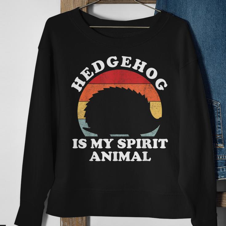 Der Igel Ist Mein Geistertier Süßer Tierliebhaber Sweatshirt Geschenke für alte Frauen