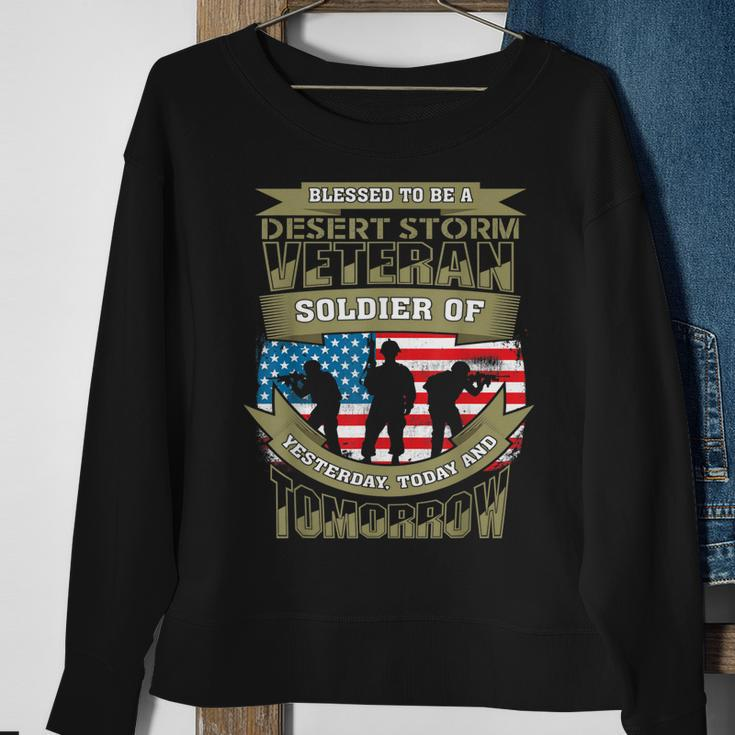 Desert Storm VeteranMen Women Sweatshirt Graphic Print Unisex Gifts for Old Women