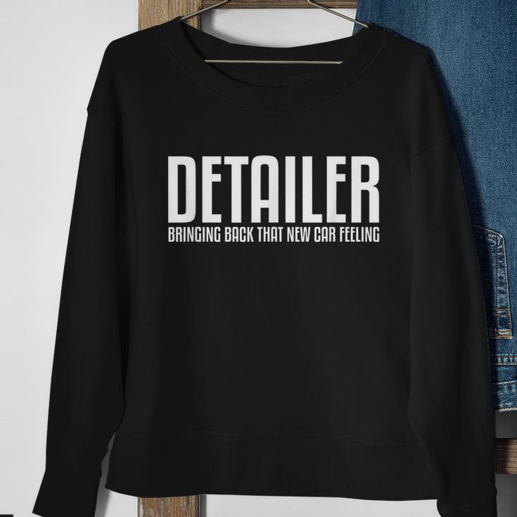 Detailer Bringing Back That New Car Feeling Auto Detailing Sweatshirt Gifts for Old Women