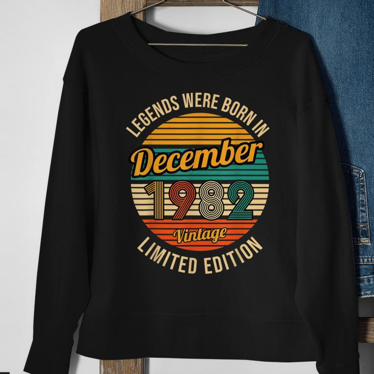 Dezember 1982 Legenden 40. Geburtstag Sweatshirt, Retro Design Geschenke für alte Frauen