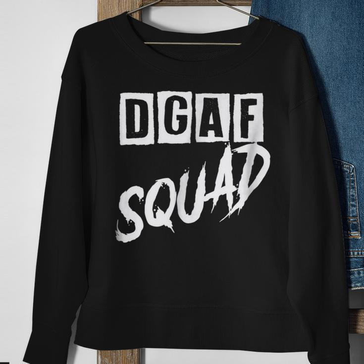 Dgaf Squad Sweatshirt Gifts for Old Women