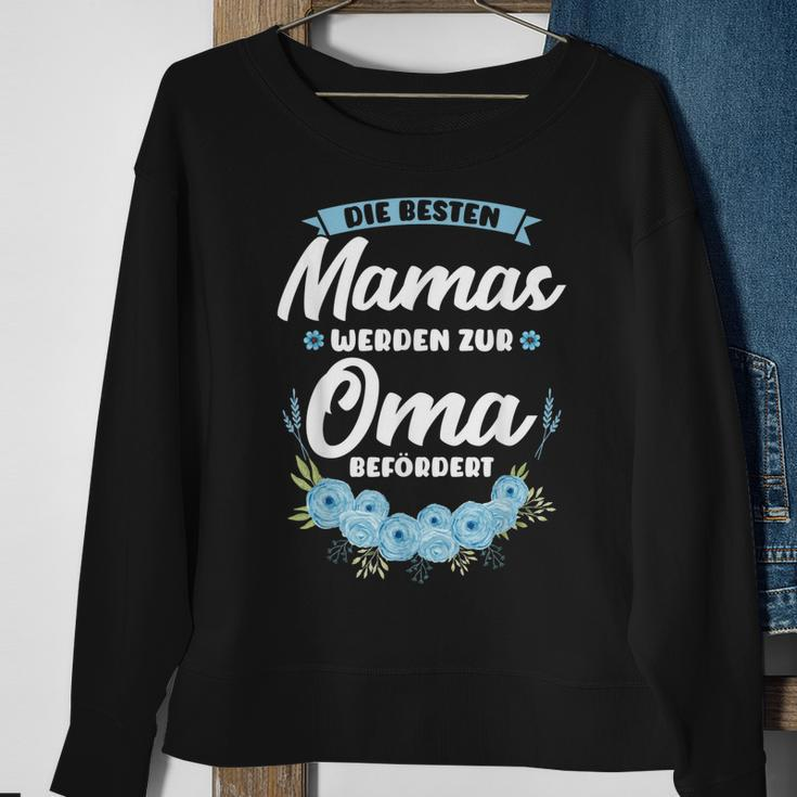 Die Besten Mamas Werden Zur Oma Bebebegert Oma Sweatshirt Geschenke für alte Frauen