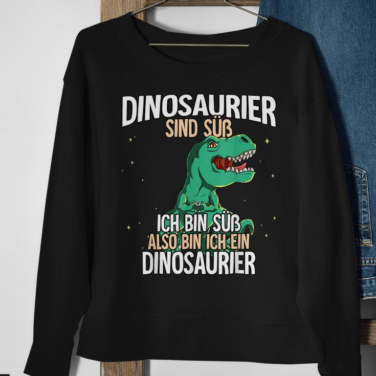 Dinosaurier Sind Süß T-Rex Sweatshirt Geschenke für alte Frauen