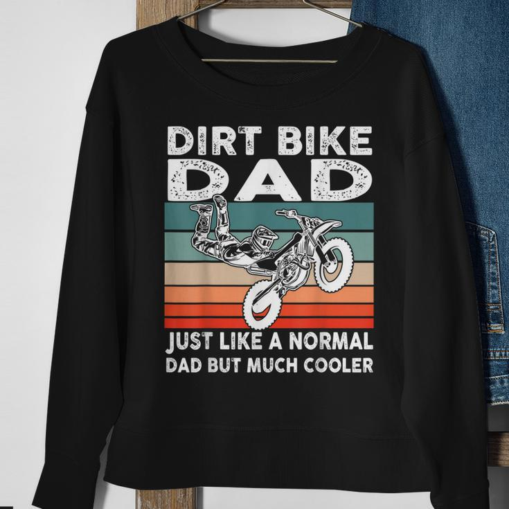 Dirtbike Motocross Dirt Bike Dad Mx Vintage Sweatshirt Gifts for Old Women