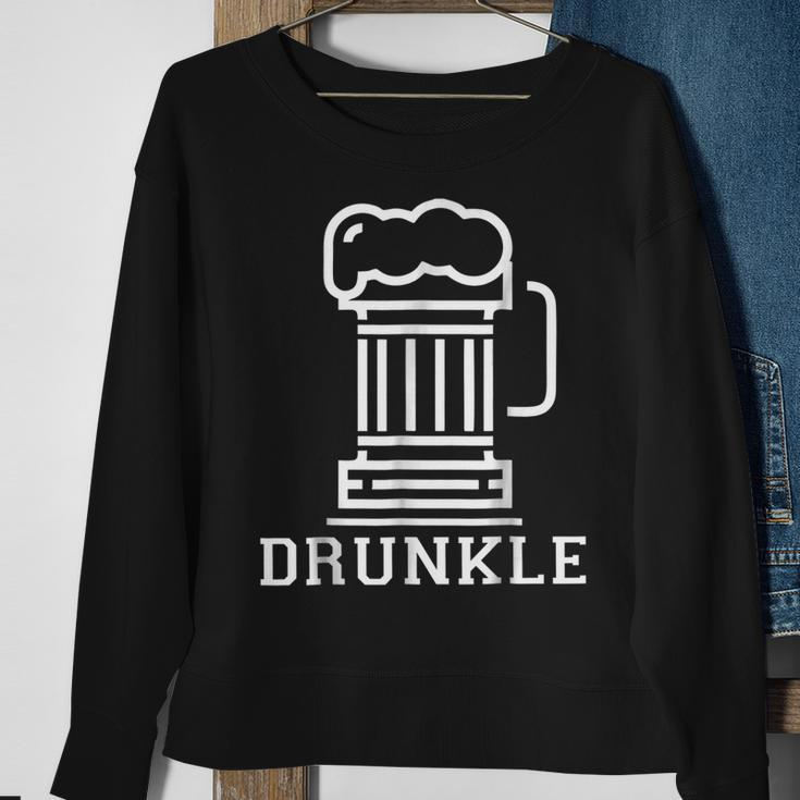 Drunkle Drunk Uncle Beer Gift Gift For Mens Sweatshirt Gifts for Old Women
