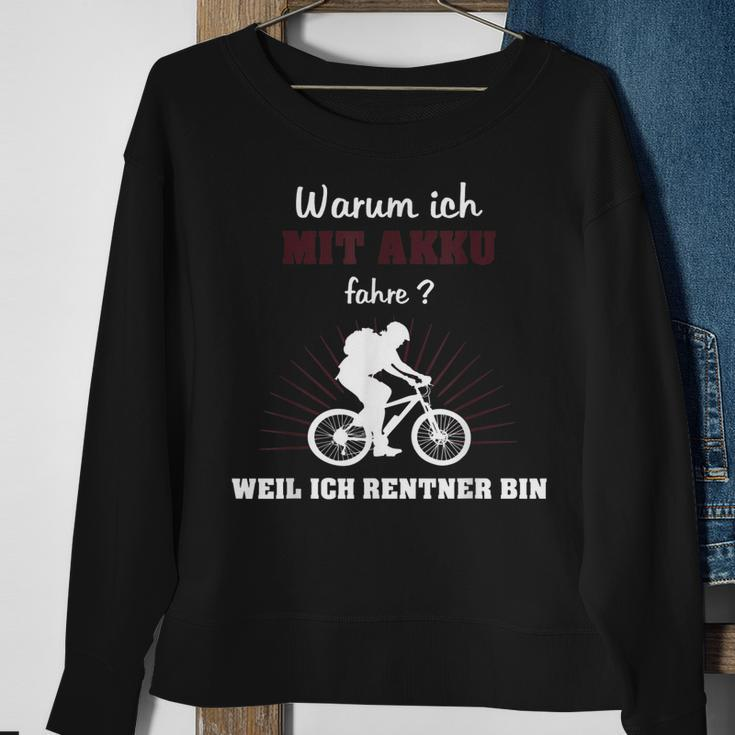 E Bike Rentner Pedelec Fahrrad Elektro Rad Ebike Sweatshirt Geschenke für alte Frauen