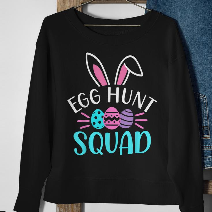 Egg Hunt Squad Hunting Season Funny Easter Day Sweatshirt Gifts for Old Women