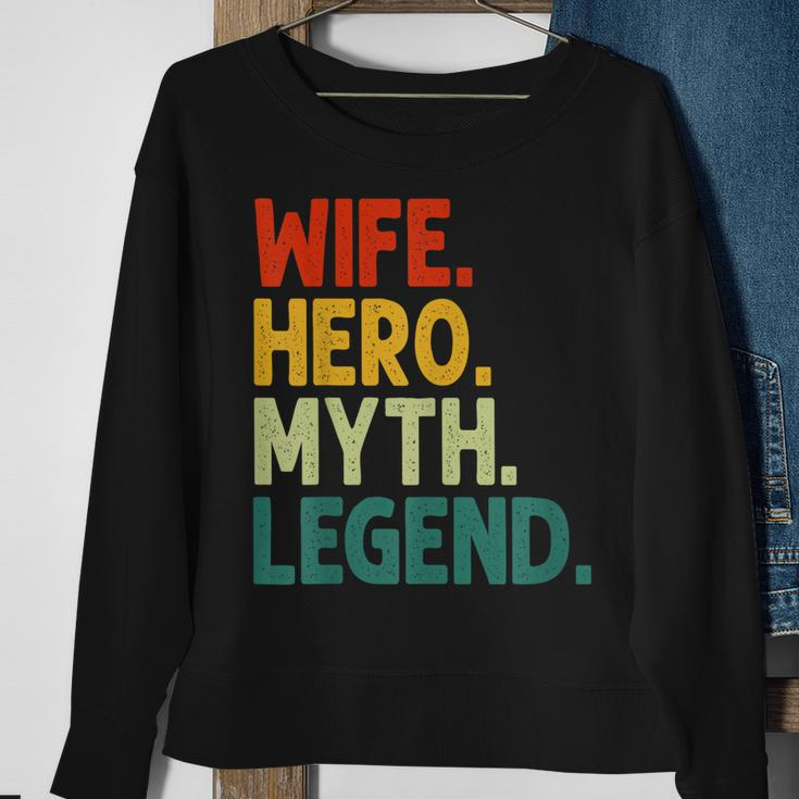 Ehefrau Held Mythos Legende Retro Vintage-Frau Sweatshirt Geschenke für alte Frauen