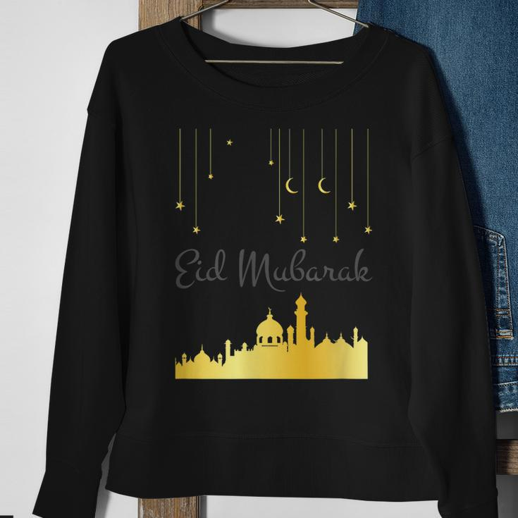 Eid Mubarak Celebrate With Muslims Al-Fitr And Al-Adha Sweatshirt Gifts for Old Women