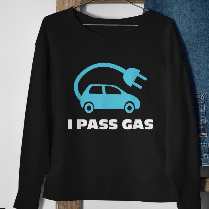 Electric Car Ev Sweatshirt Gifts for Old Women