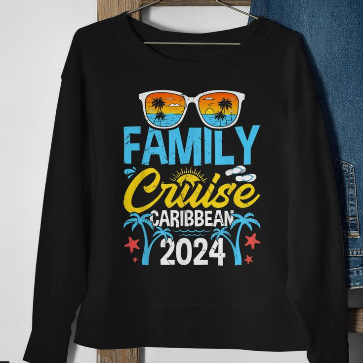 Family Cruise Caribbean 2024 Vacation Souvenir Matching Sweatshirt Gifts for Old Women