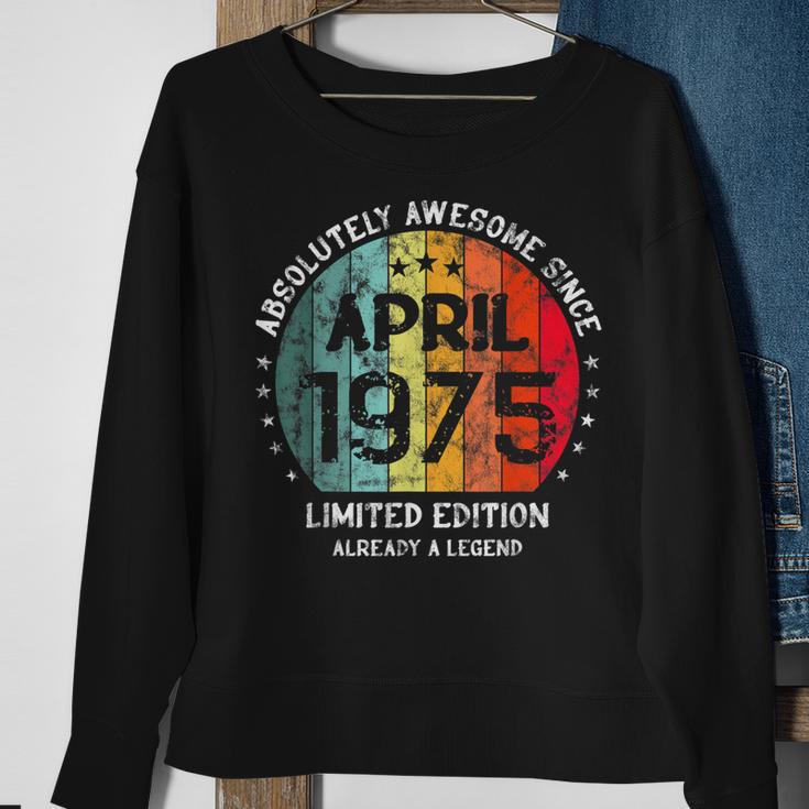 Fantastisch Seit April 1975 Männer Frauen Geburtstag Sweatshirt Geschenke für alte Frauen