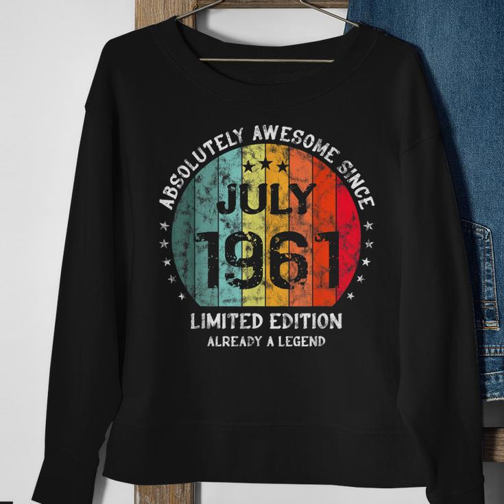 Fantastisch Seit Juli 1961 Männer Frauen Geburtstag Sweatshirt Geschenke für alte Frauen