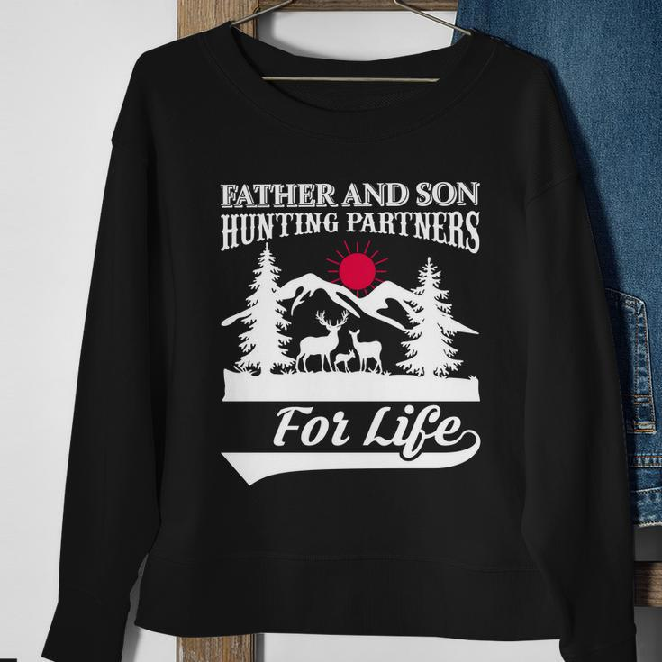 Father And Son Hunting Partners For Life Sweatshirt Gifts for Old Women