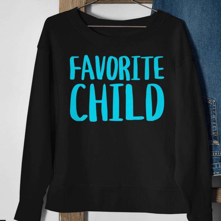 Favorite Child Funny Novelty | MomDads Favorite Vintage Sweatshirt Gifts for Old Women