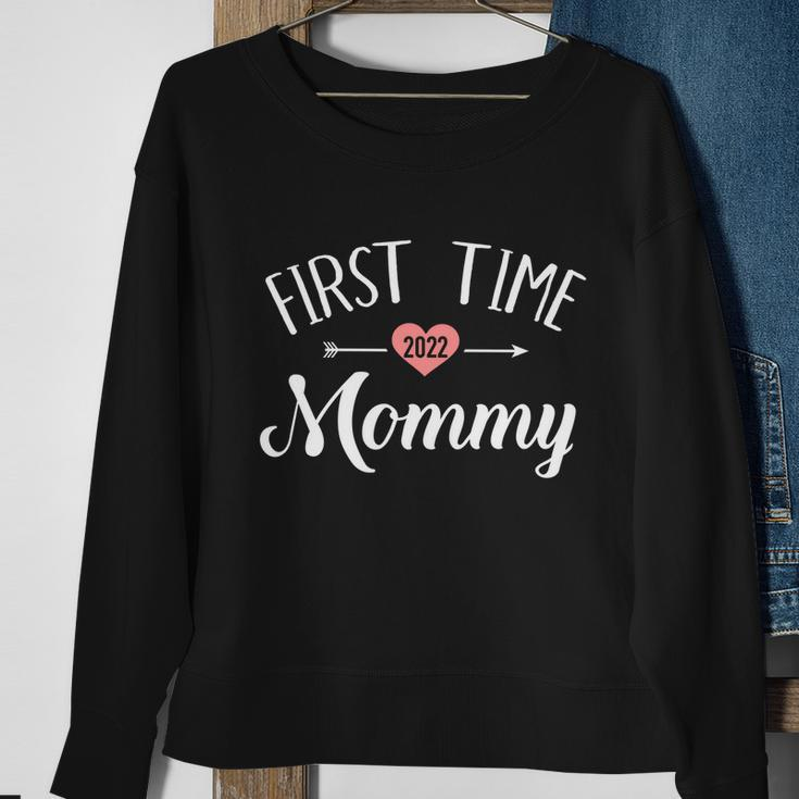 First Time Mommy 2022 For New Mom Gift Sweatshirt Gifts for Old Women