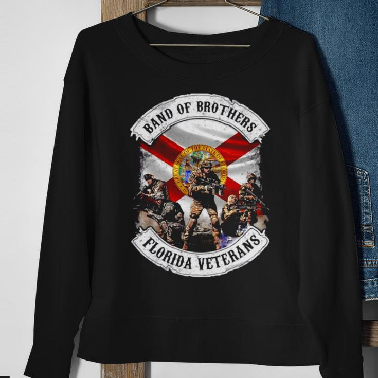 Florida Veterans Wwii Soldiers Band Of Brothers Sweatshirt Gifts for Old Women