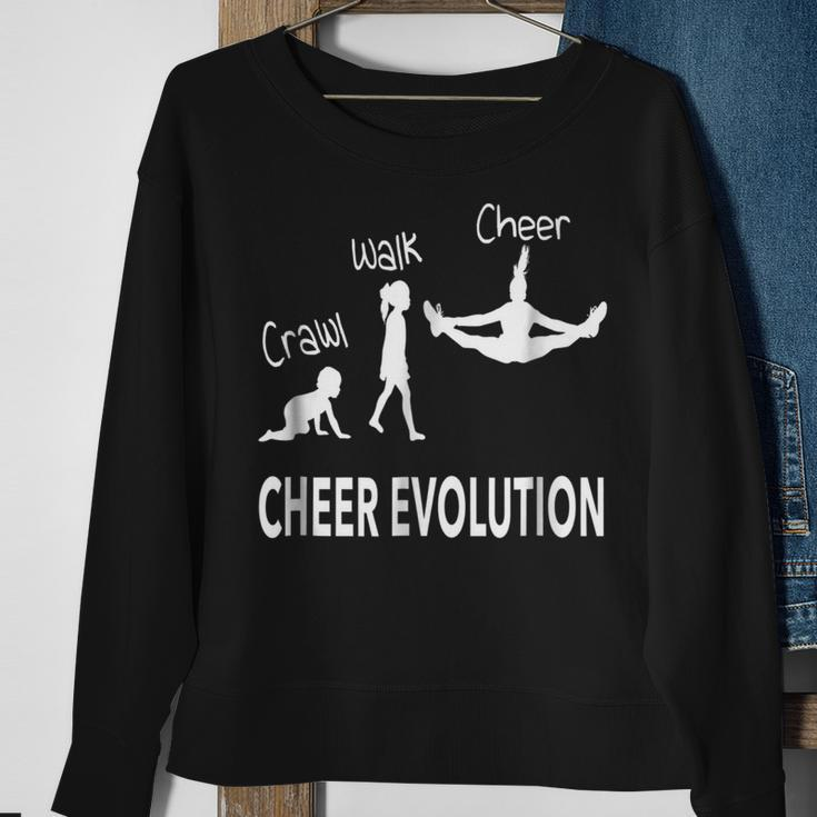 Flyer Cheer Evolution Cheerleading Sweatshirt Gifts for Old Women