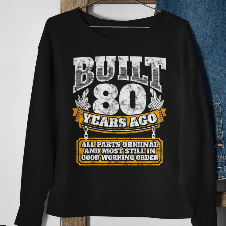 Funny 80Th Birthday B-Day Gift Saying Age 80 Year Joke Sweatshirt Gifts for Old Women