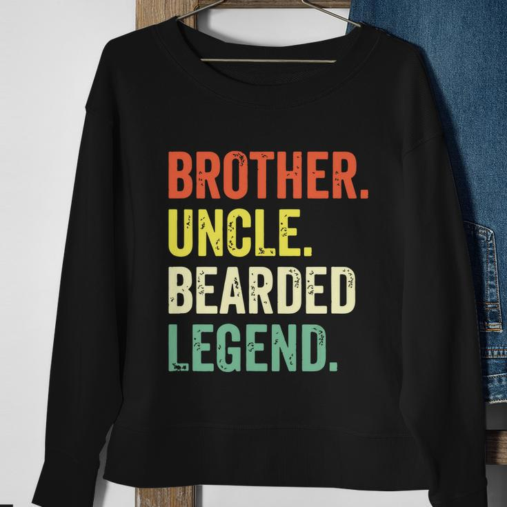 Funny Bearded Brother Uncle Beard Legend Vintage Retro Sweatshirt Gifts for Old Women