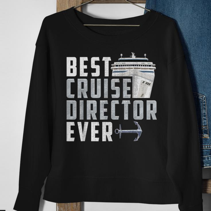 Funny Best Cruise Director Ever Captain Sweatshirt Gifts for Old Women