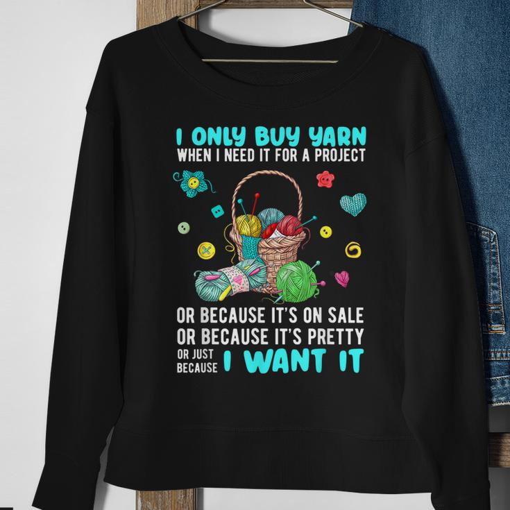 Funny Crochet Knitting Themed Novelty Gifts Sweatshirt Gifts for Old Women
