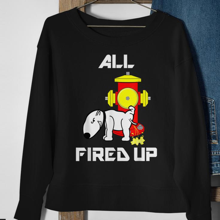 Funny Fire Hydrant Fireman Gift Dog Fighter Firefighter Sweatshirt Gifts for Old Women