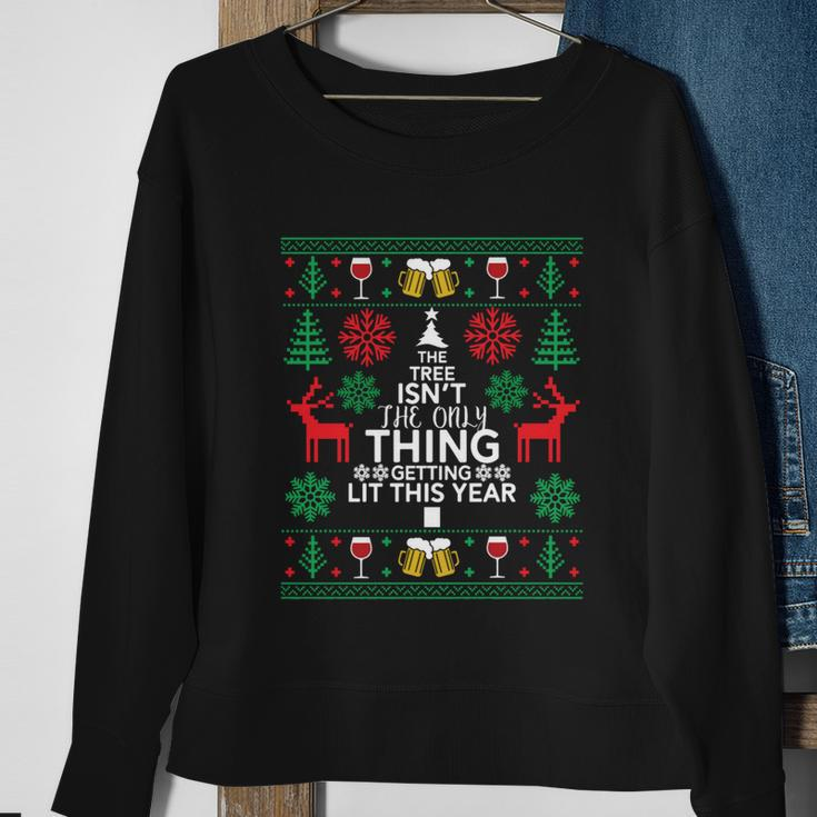 Funny Ing Tree Beer Ugly Christmas Sweaters Gift Sweatshirt Gifts for Old Women