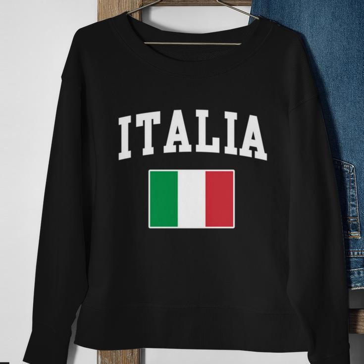 Funny Italia Flag Gift Italy Italian Funny Italiano Family Gift For Men Women Ki Sweatshirt Gifts for Old Women