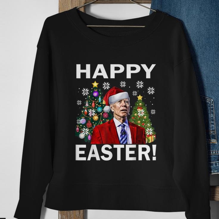 Funny Santa Biden Happy Easter Christmas Sweatshirt Gifts for Old Women