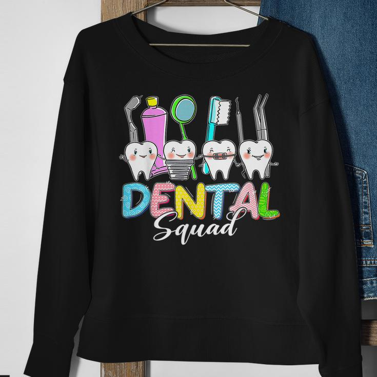 Funny Th Dental Squad Dentist Happy Easter Day Sweatshirt Gifts for Old Women