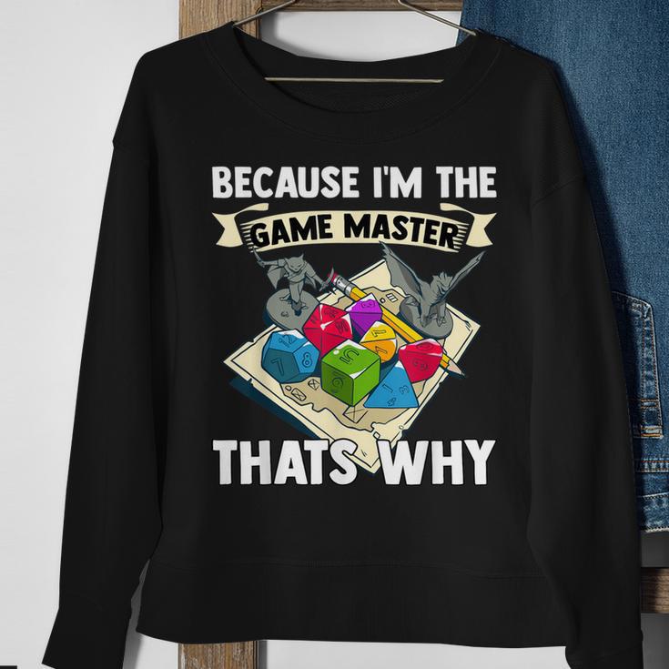 Game Master I W20 Würfel Pen Spiele Paper Rpg Dsa D20 Sweatshirt Geschenke für alte Frauen