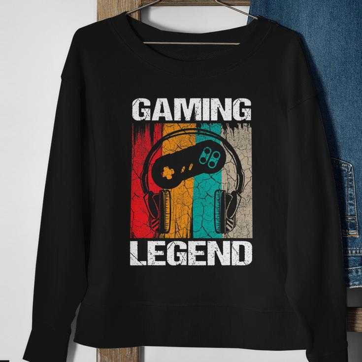 Gaming Legend Pc Gamer Video Games Gift Boys Teenager Kids V2 Sweatshirt Gifts for Old Women