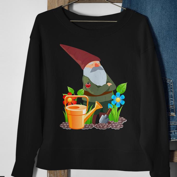 Gartenzwerg Gartenarbeit Landschaftsgärtner Pflanzen Garten Sweatshirt Geschenke für alte Frauen