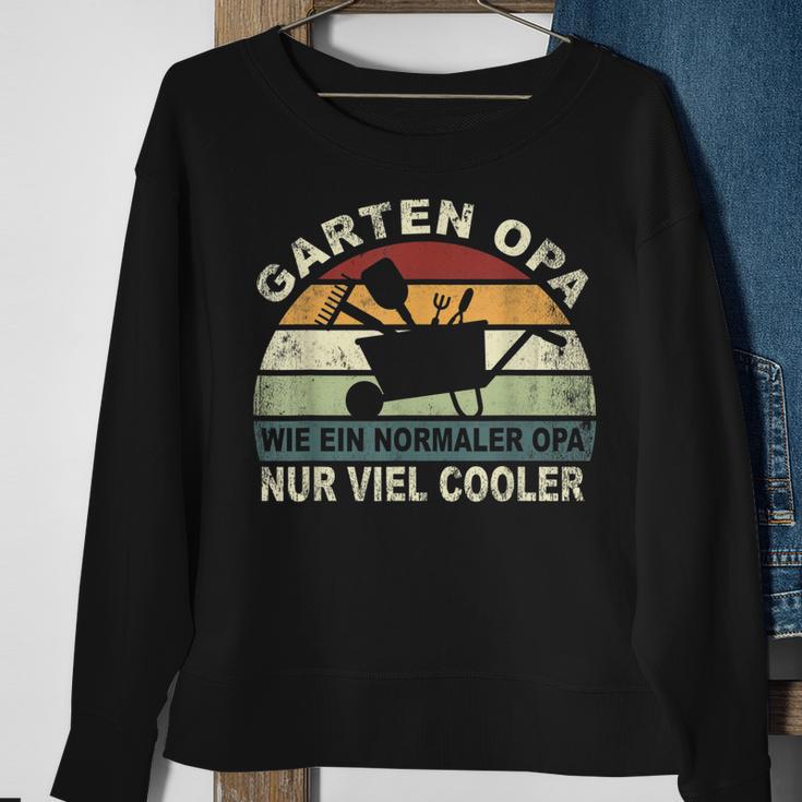 Gärtner Opa Sweatshirt, Landschaftsbau Großvater Gartenarbeit Motiv Geschenke für alte Frauen