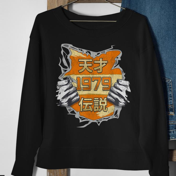 Geboren Im Jahr 1979 Japanese Genius And Legend Sweatshirt Geschenke für alte Frauen