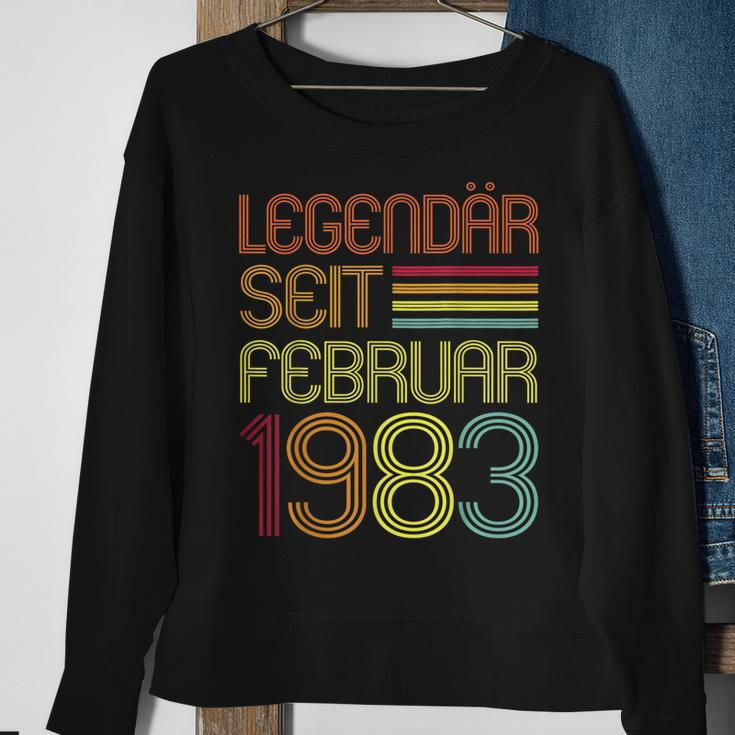 Geburtstag Legendär Seit Februar 1983 40 Years Sweatshirt Geschenke für alte Frauen