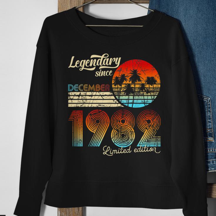 Geburtstag Legendary Since Dezember 1982 Geschenk Sweatshirt Geschenke für alte Frauen