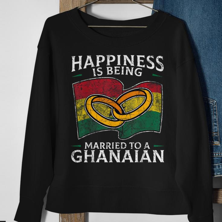Ghanaian Marriage Ghana Married Heritage Culture Flag Sweatshirt Gifts for Old Women