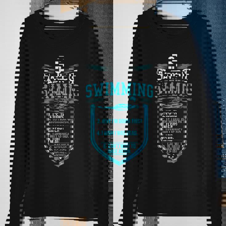 Gifts For Swimmers Swim Team Gifts Funny Swimming Funny Swim Men Women Sweatshirt Graphic Print Unisex Gifts for Old Women