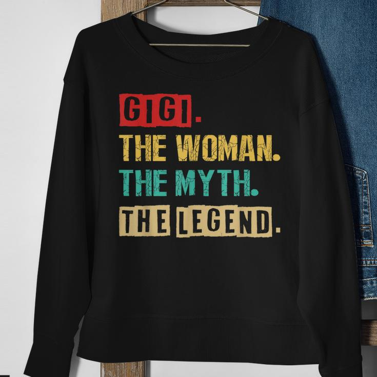 Gigi The Woman The Myth The Legend Vintage Mother Day Gift Sweatshirt Gifts for Old Women